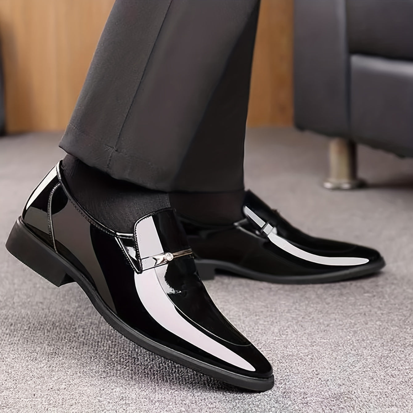 Modernist Patent Loafers
