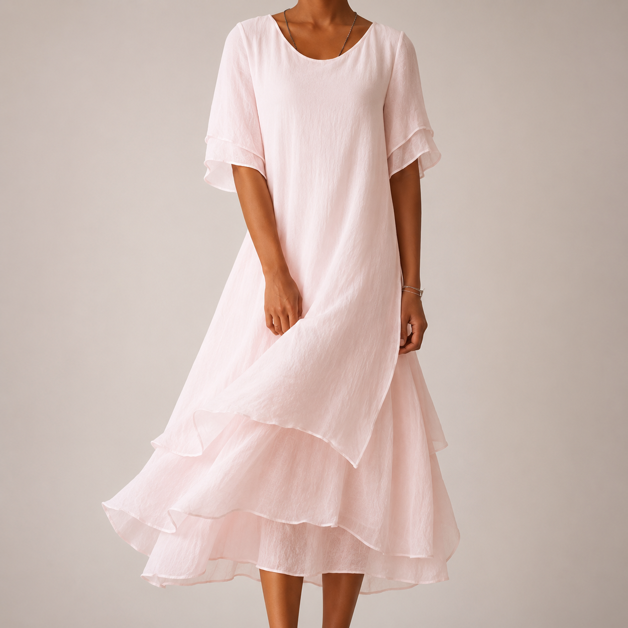 The Vivienne Flowy Layered Dress