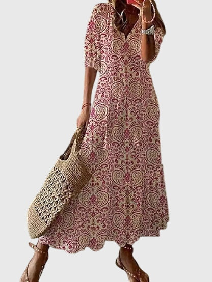 Freya Vintage Boho Dress
