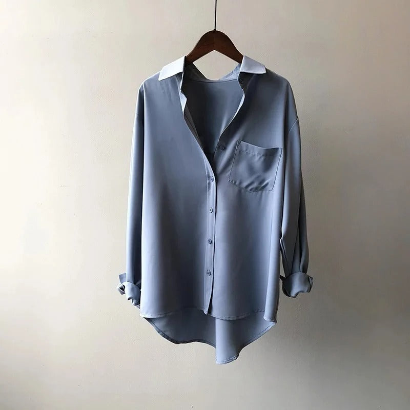 Monaco Silk Button-Down