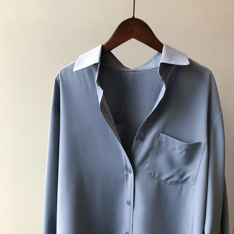 Monaco Silk Button-Down