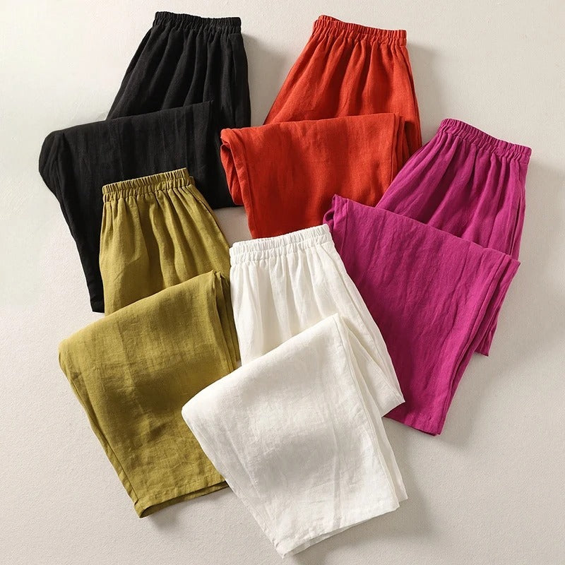 Elara Relaxed Linen Pant