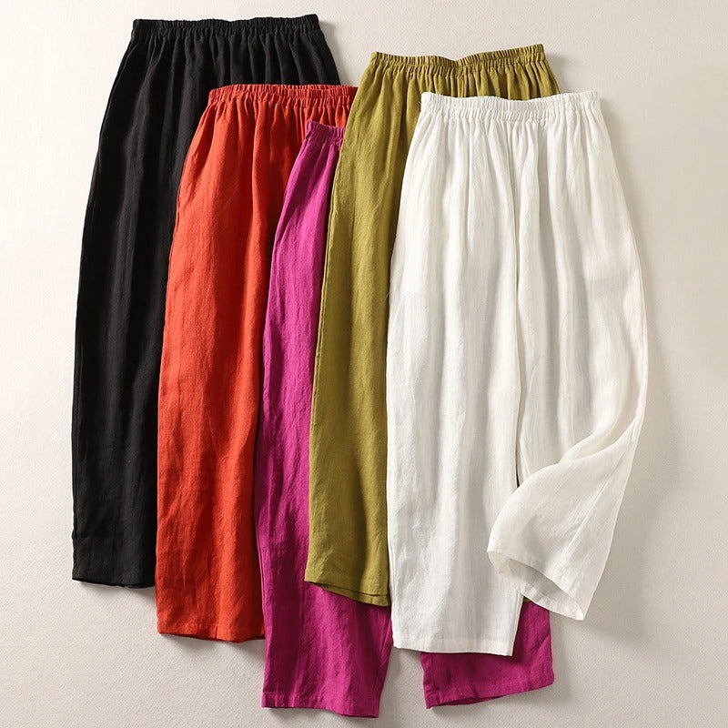 Elara Relaxed Linen Pant