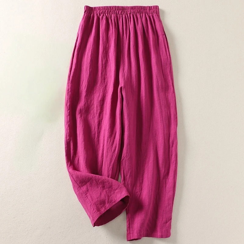 Elara Relaxed Linen Pant