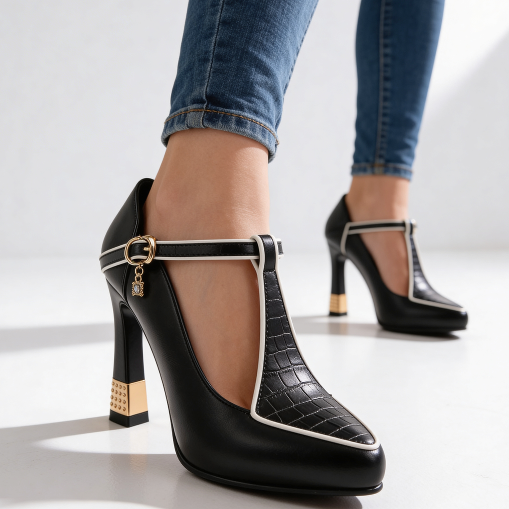 Vivienne T-Strap Heel