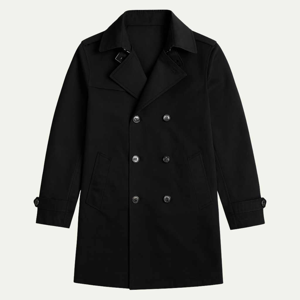 Maritime Double-Breasted Coat