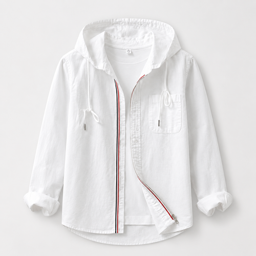 Casa Gossamer Linen Hoodie