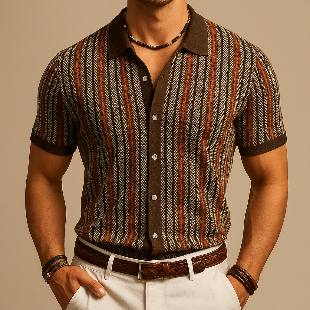 Sovereign Knit Button-Down
