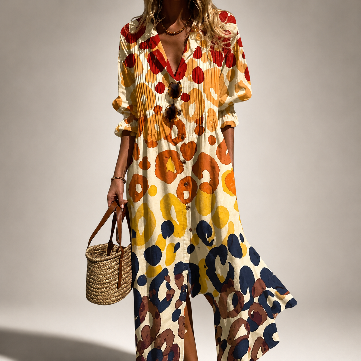 The Capri Vibrant Boho Dress