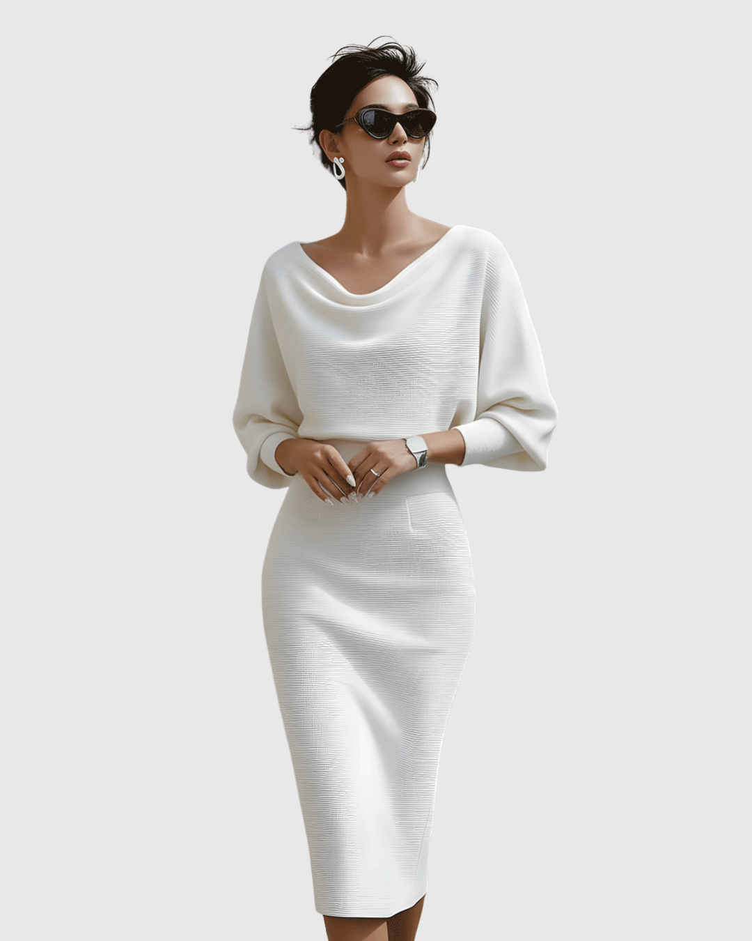 Monschau Draped Midi Dress