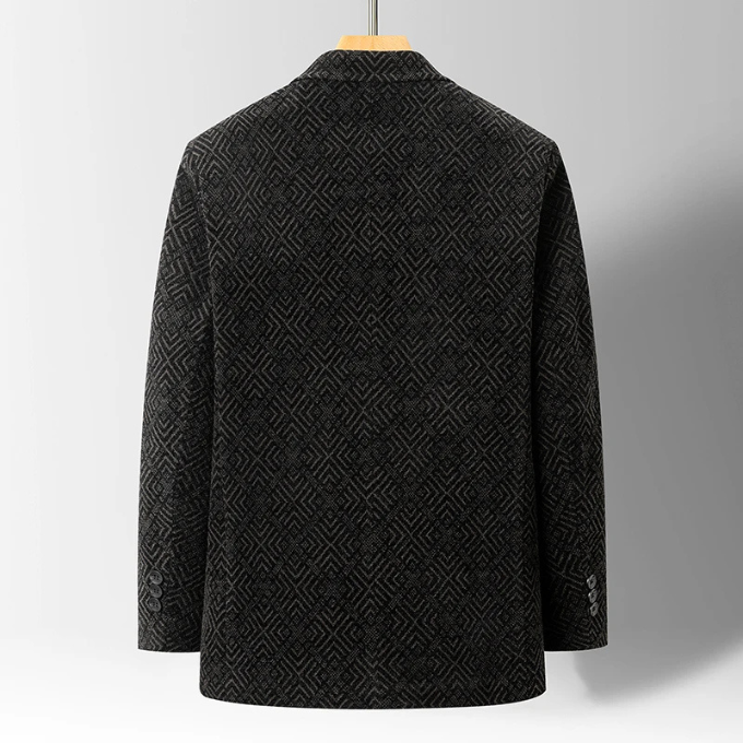 Honshu Lined Wool Blazer Coat