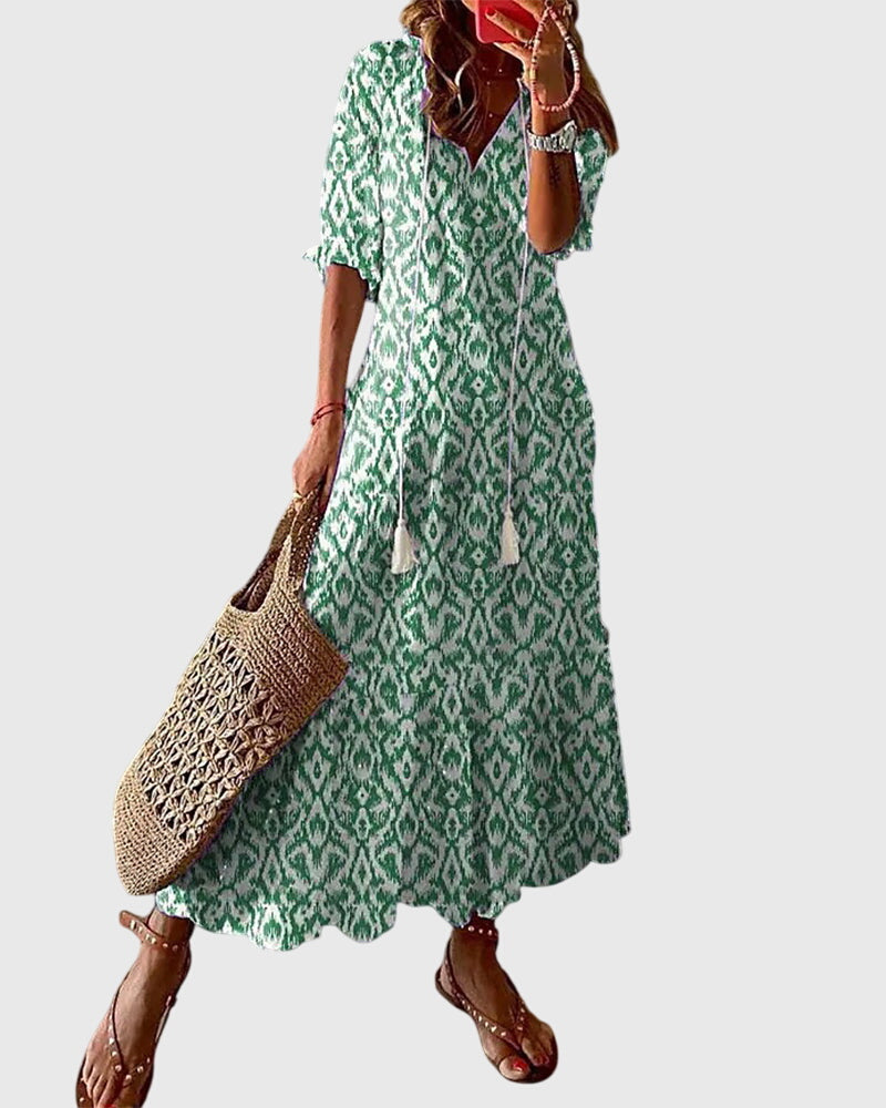 Freya Vintage Boho Dress