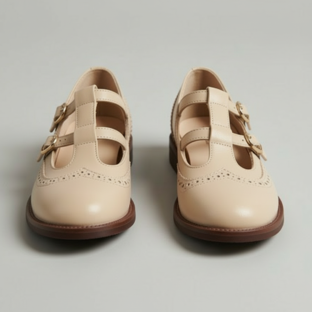 Linda Leather Mary Jane Flats
