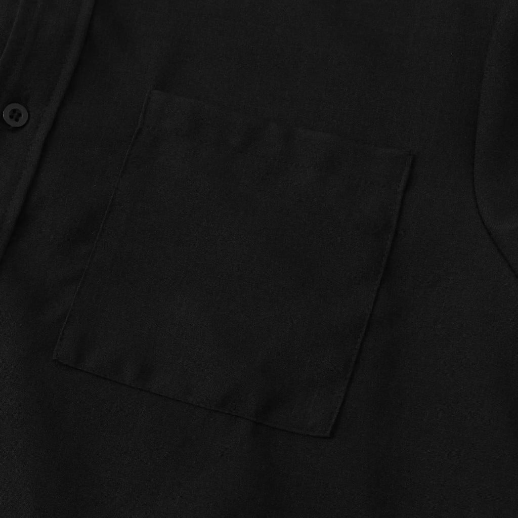 Sorrel Mandarin Cotton-Linen Shirt