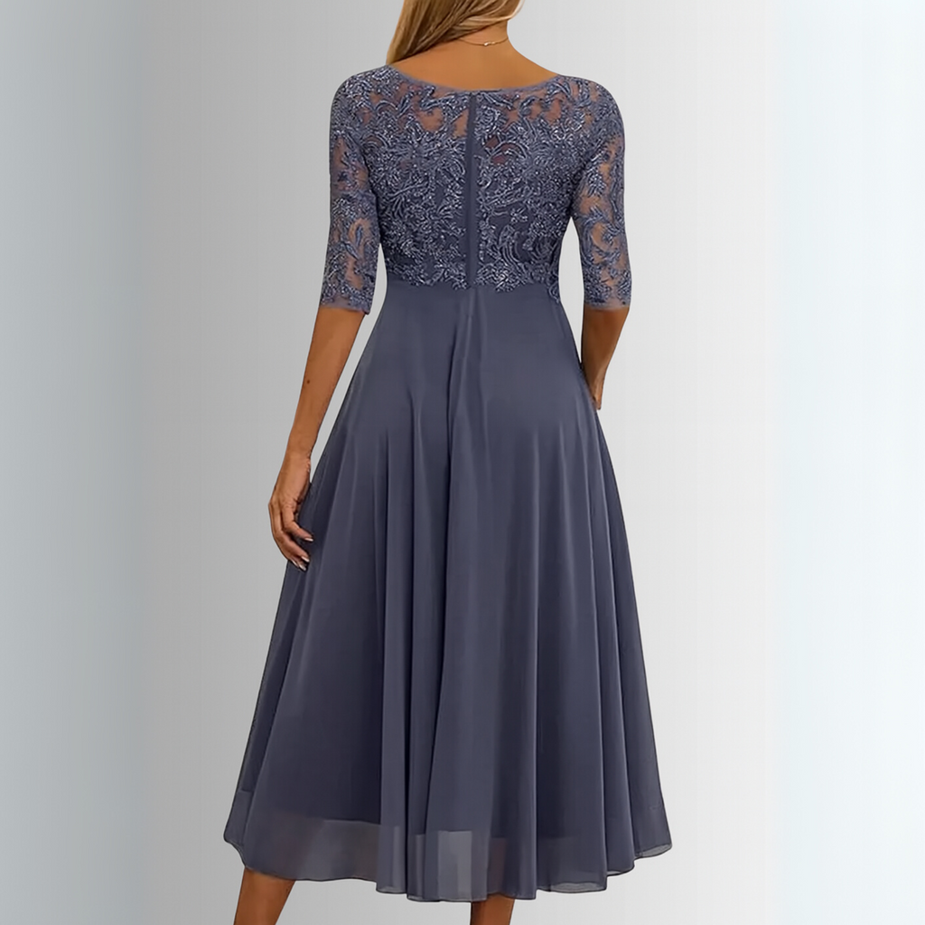 Vesper Lace Chiffon Dress