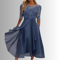 Vesper Lace Chiffon Dress
