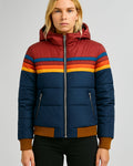 Horizon Stripe Puffer Jacket