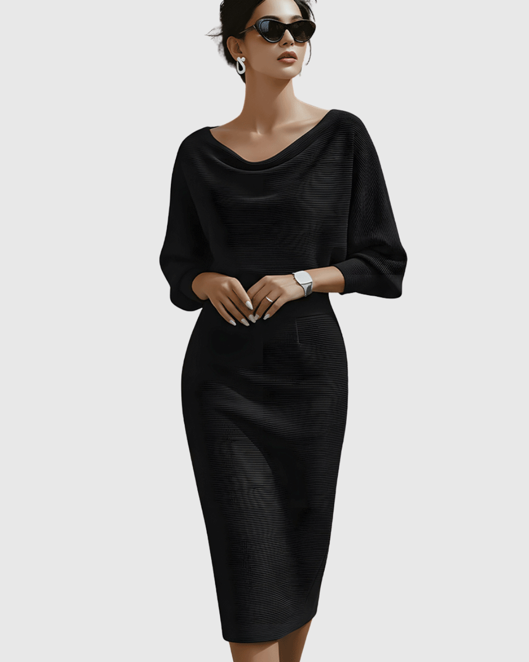 Monschau Draped Midi Dress