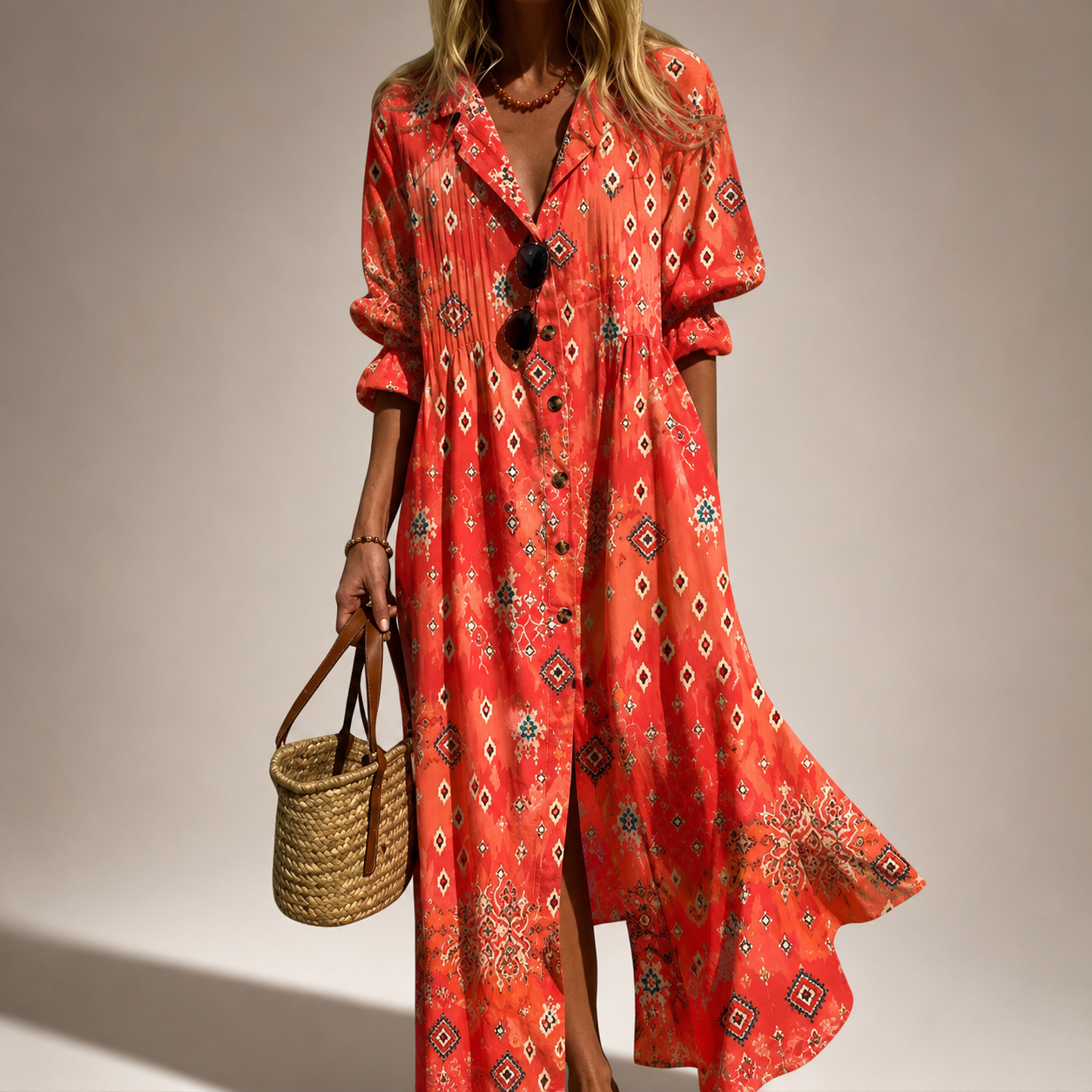 The Capri Vibrant Boho Dress