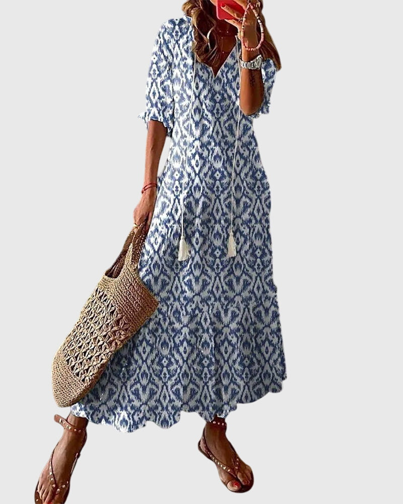 Freya Vintage Boho Dress