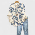 Lyra Ruffle-Sleeve Blouse