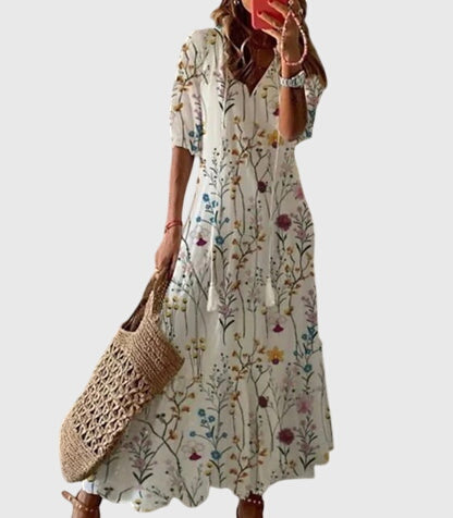 Freya Vintage Boho Dress
