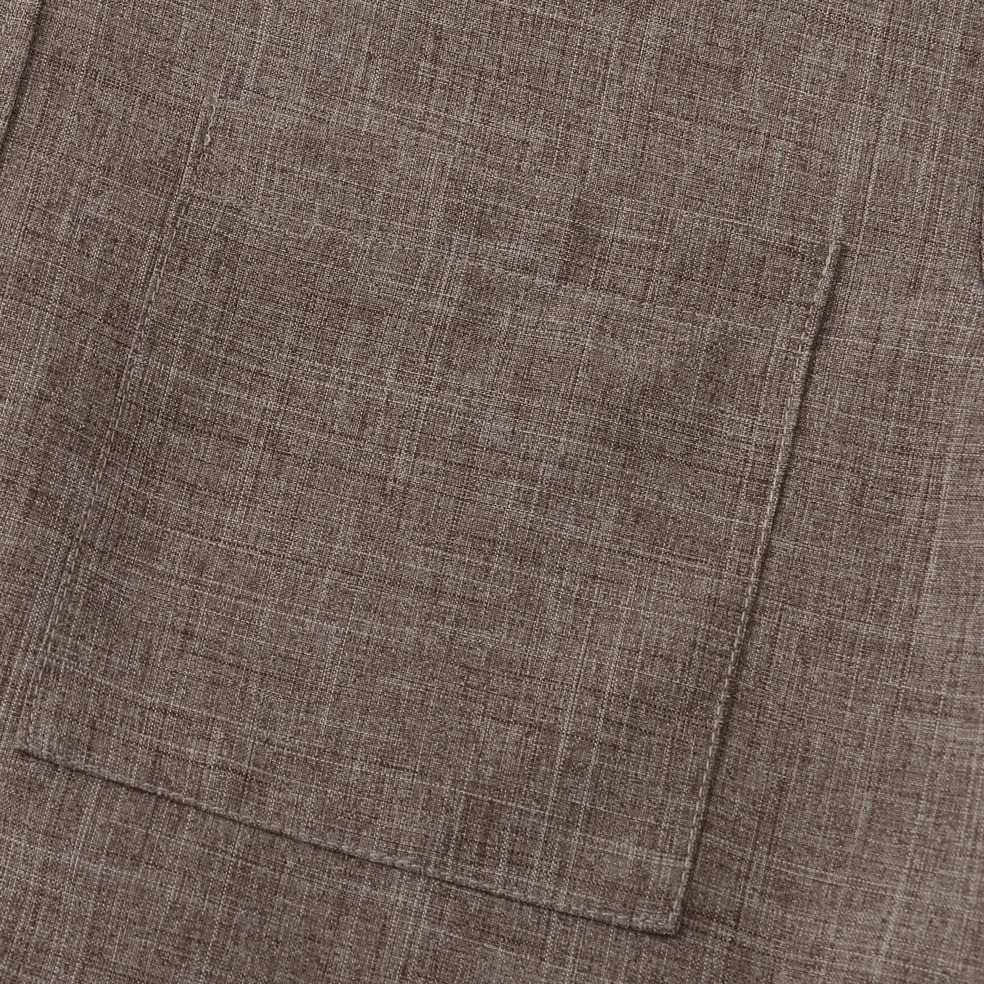 Sorrel Mandarin Cotton-Linen Shirt