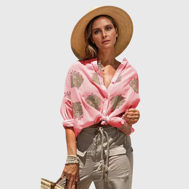 Aurelia Printed Blouse