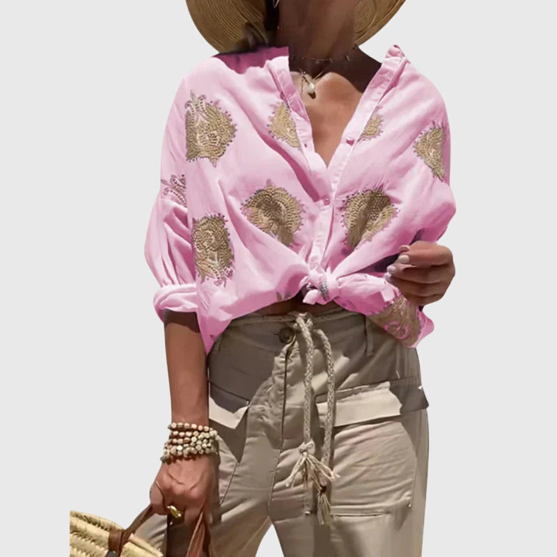 Aurelia Printed Blouse