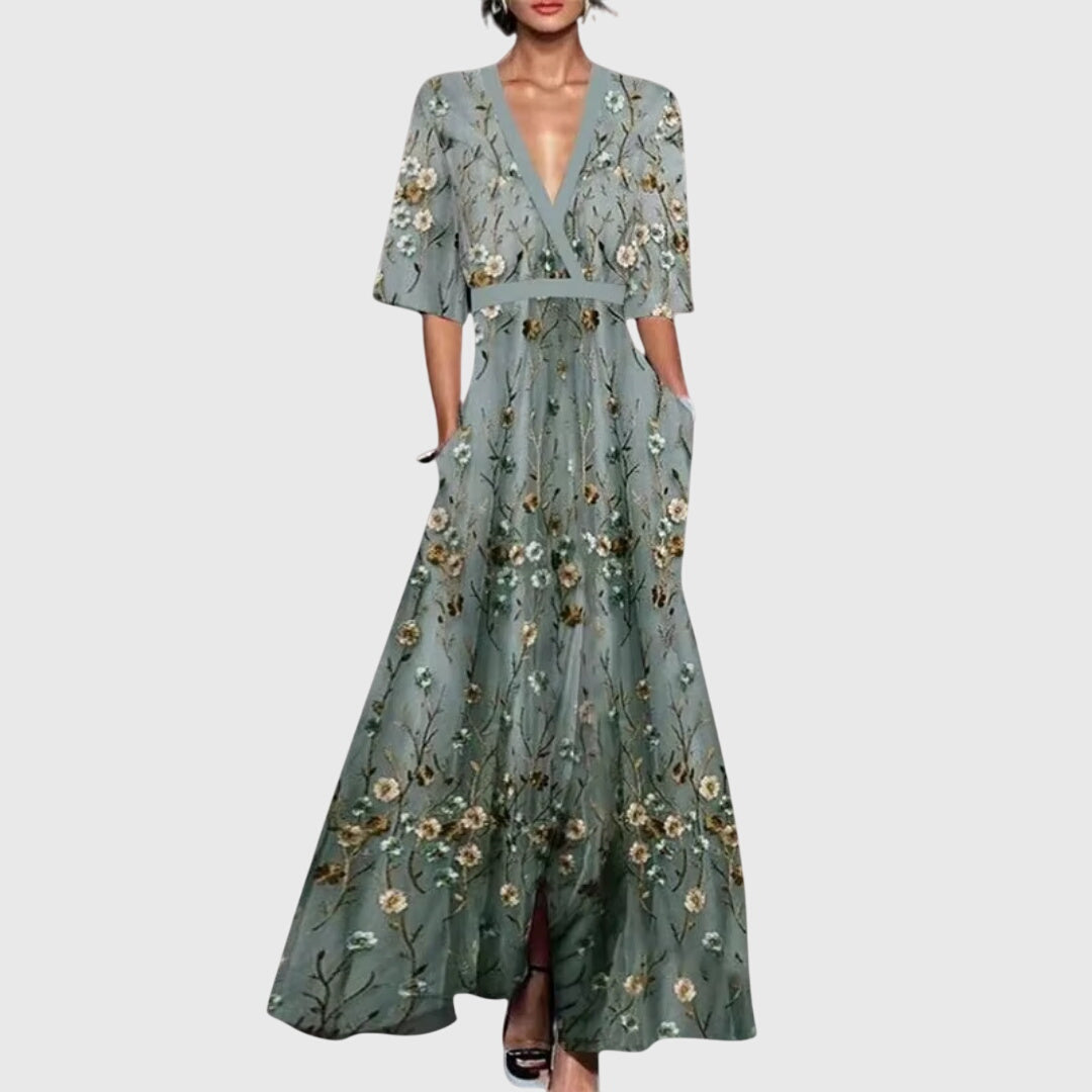 Genevieve Floral Maxi Dress
