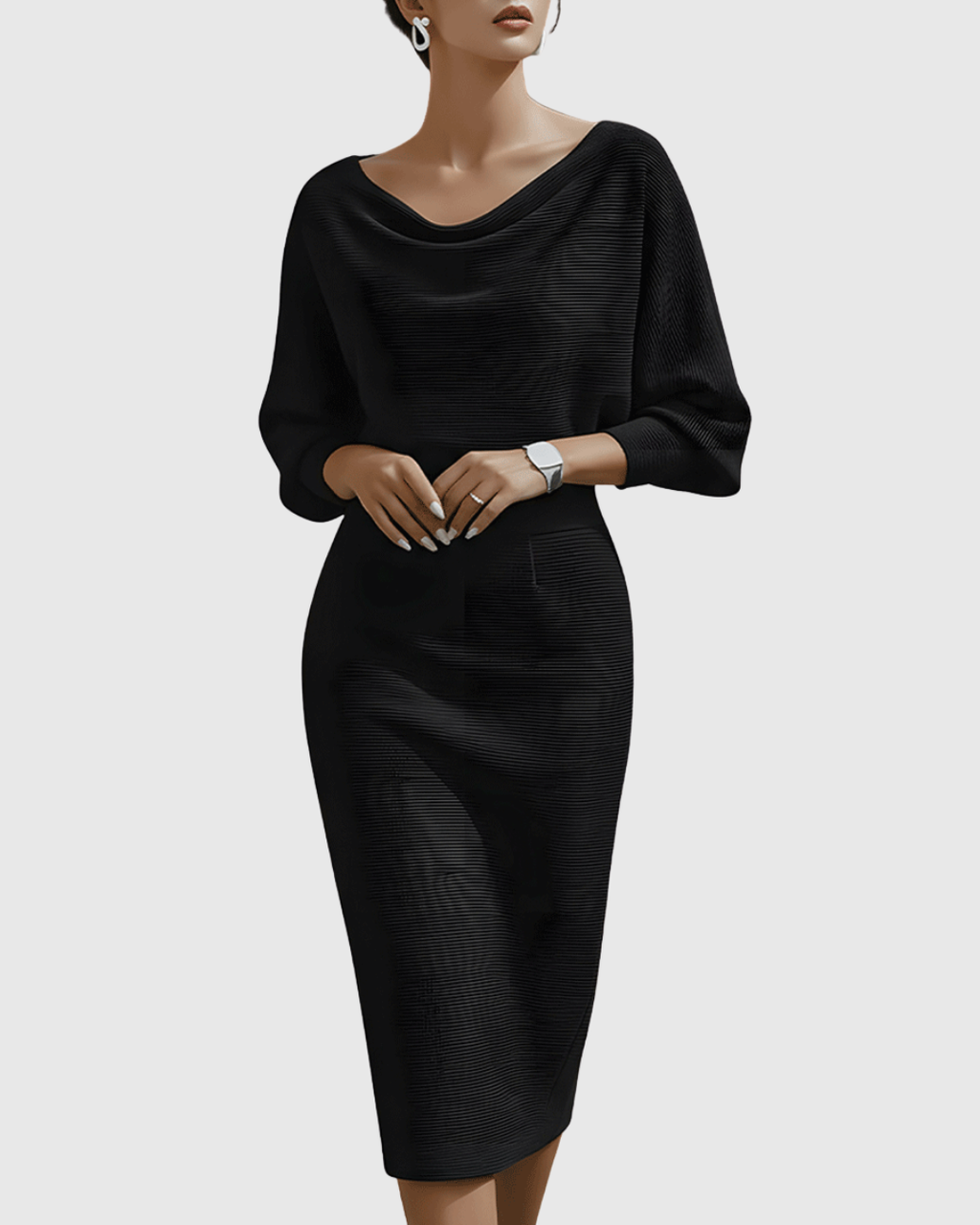 Monschau Draped Midi Dress