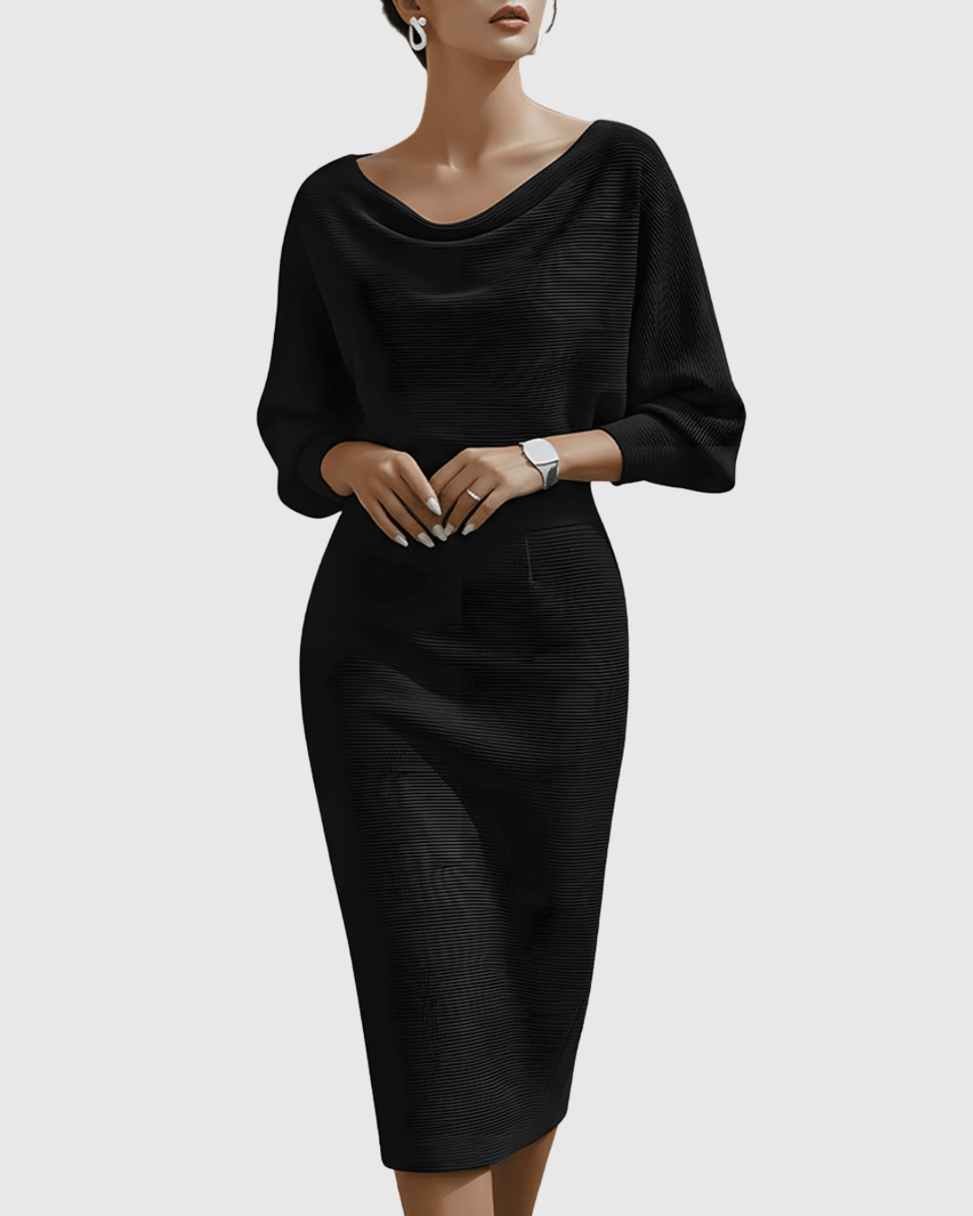 Monschau Draped Midi Dress