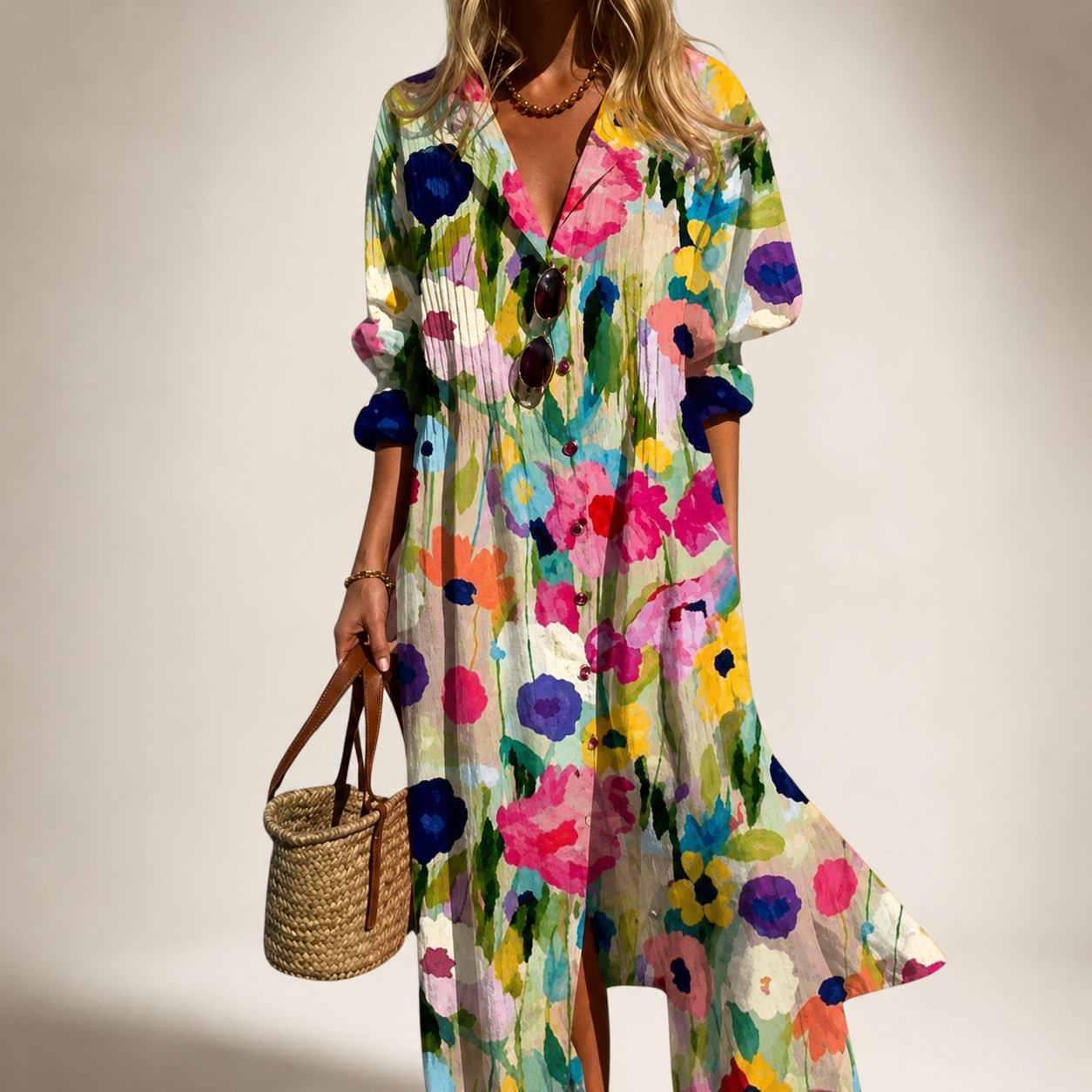 The Capri Vibrant Boho Dress