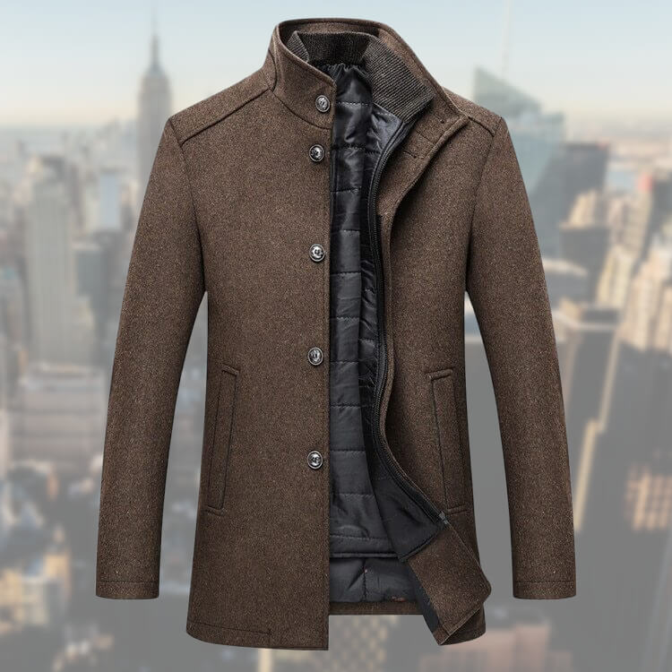 Kotor Wool-Blend Overcoat
