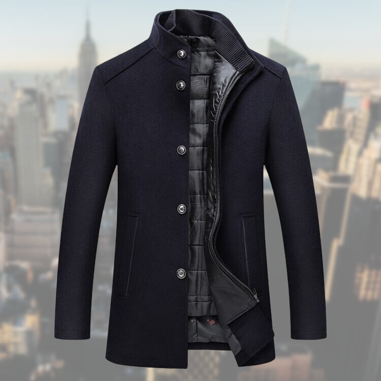Kotor Wool-Blend Overcoat