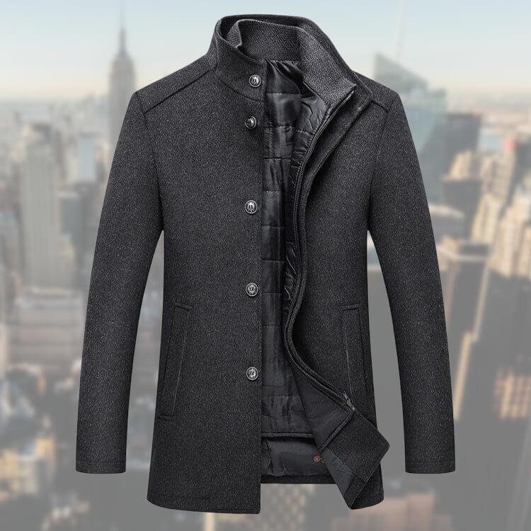Kotor Wool-Blend Overcoat