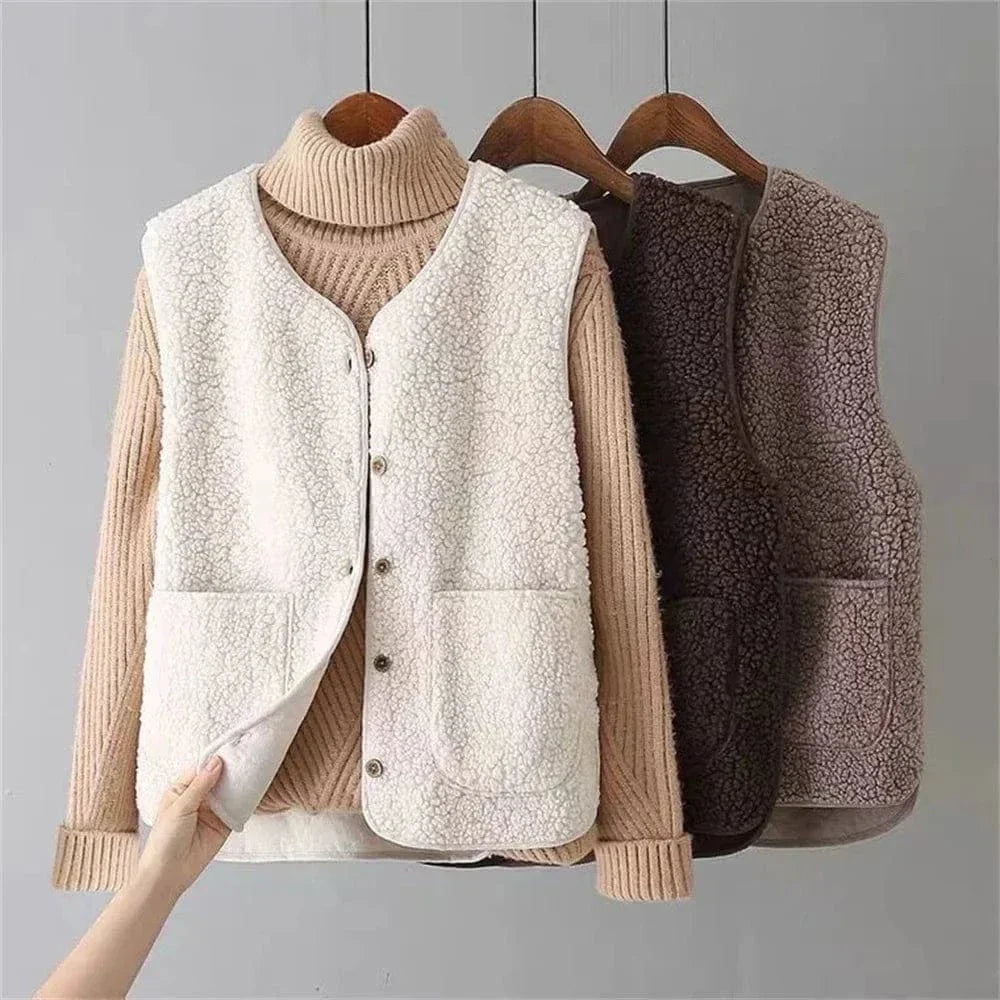 Cappadocia Plush Sleeveless Vest