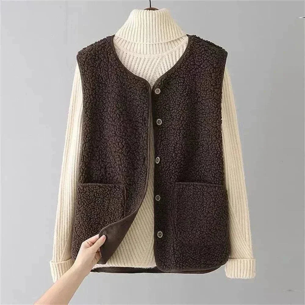 Cappadocia Plush Sleeveless Vest