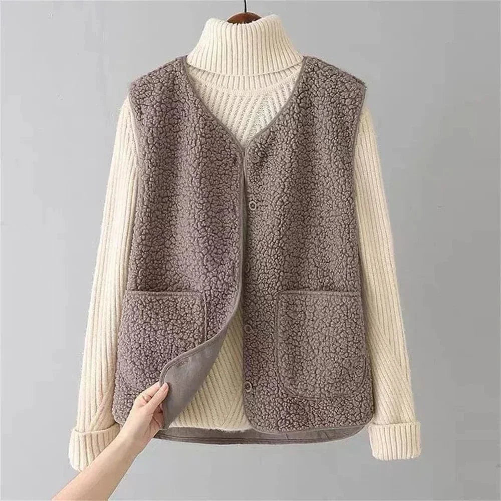 Cappadocia Plush Sleeveless Vest