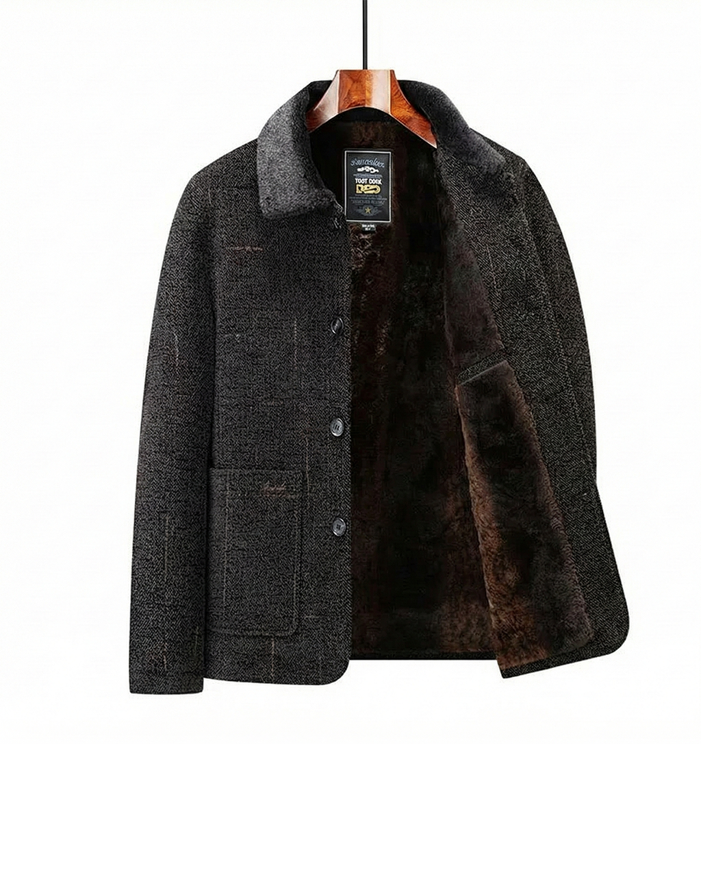 Wynton Wool Patch-Pocket Jacket