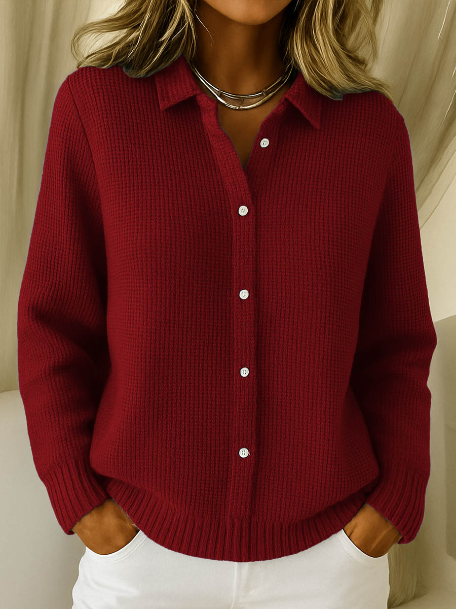 Bonnie Button-Front Cardigan