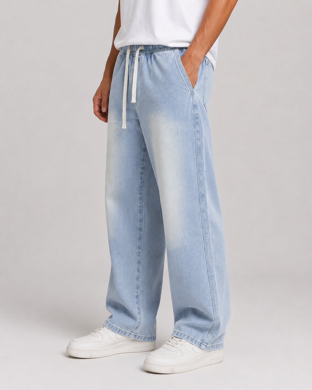 Portree Straight Leg Denim Pants