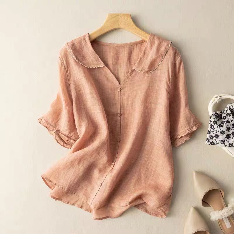 Odette Vintage Collar Blouse