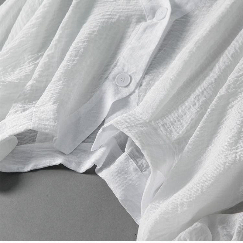 Ella Cotton-Linen Blouse