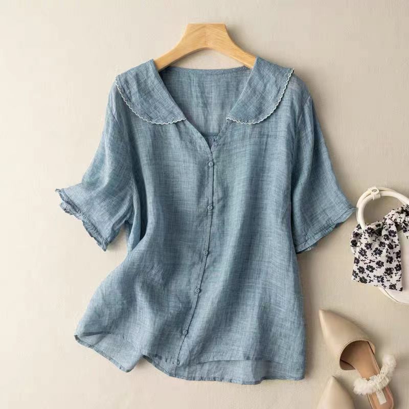 Odette Vintage Collar Blouse