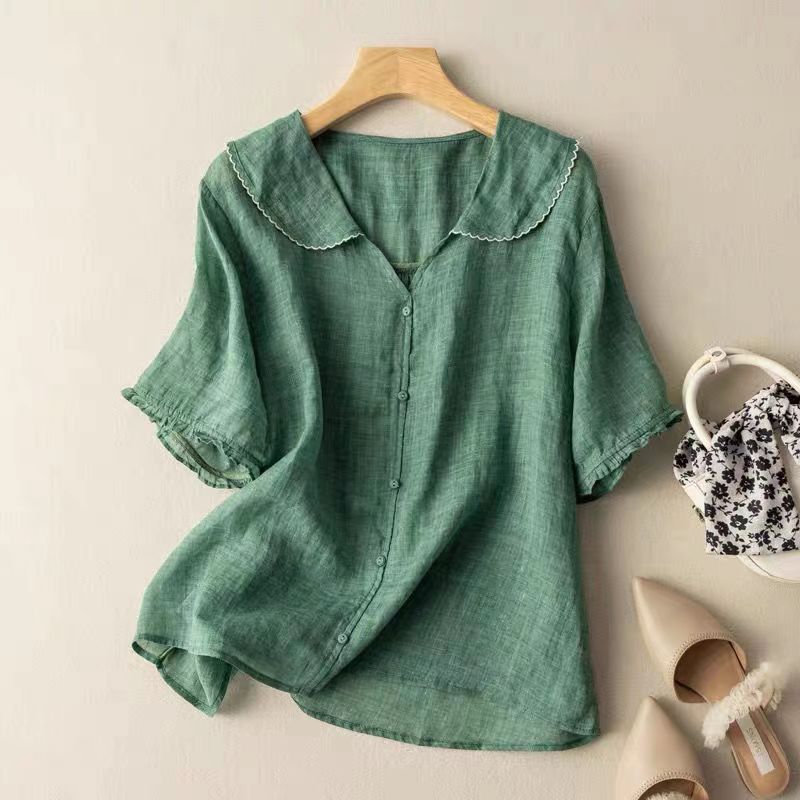 Odette Vintage Collar Blouse