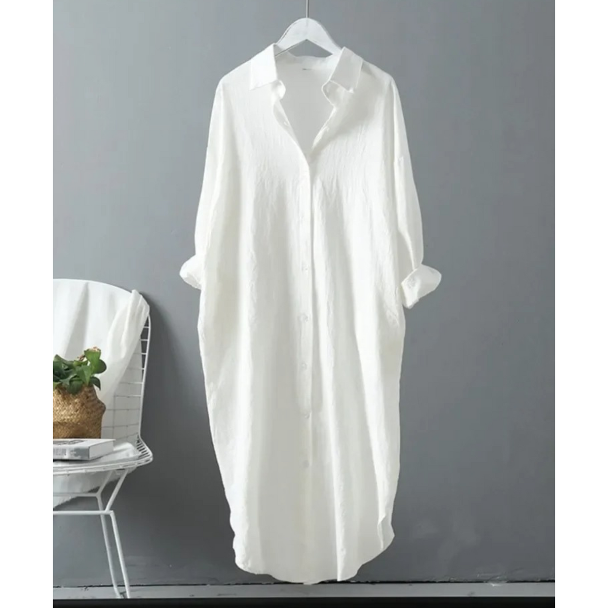 Cheri Maxi Shirt Dress