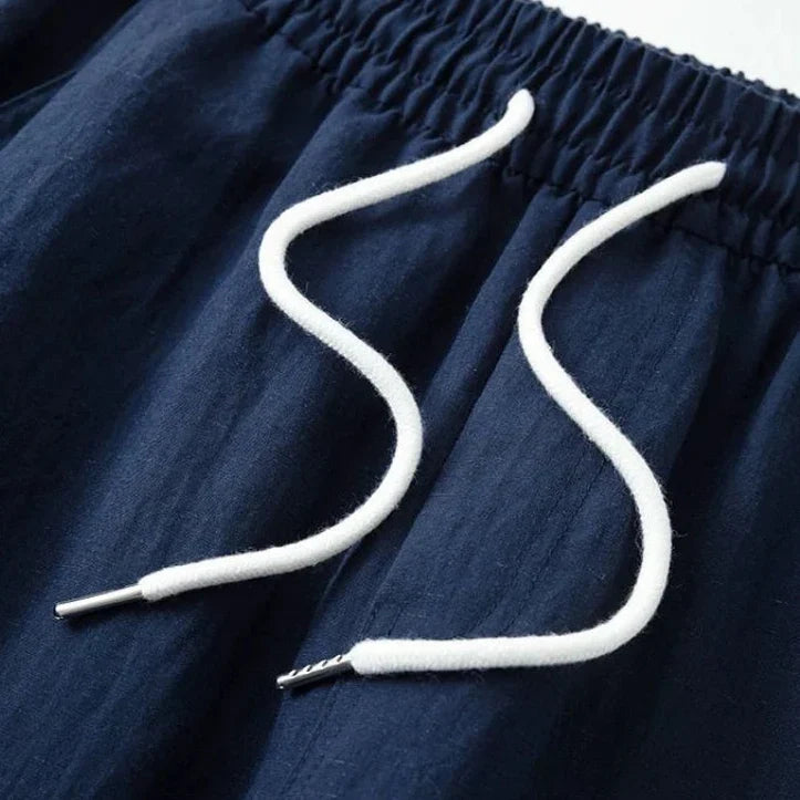 Taos Wide-Leg Linen Trousers