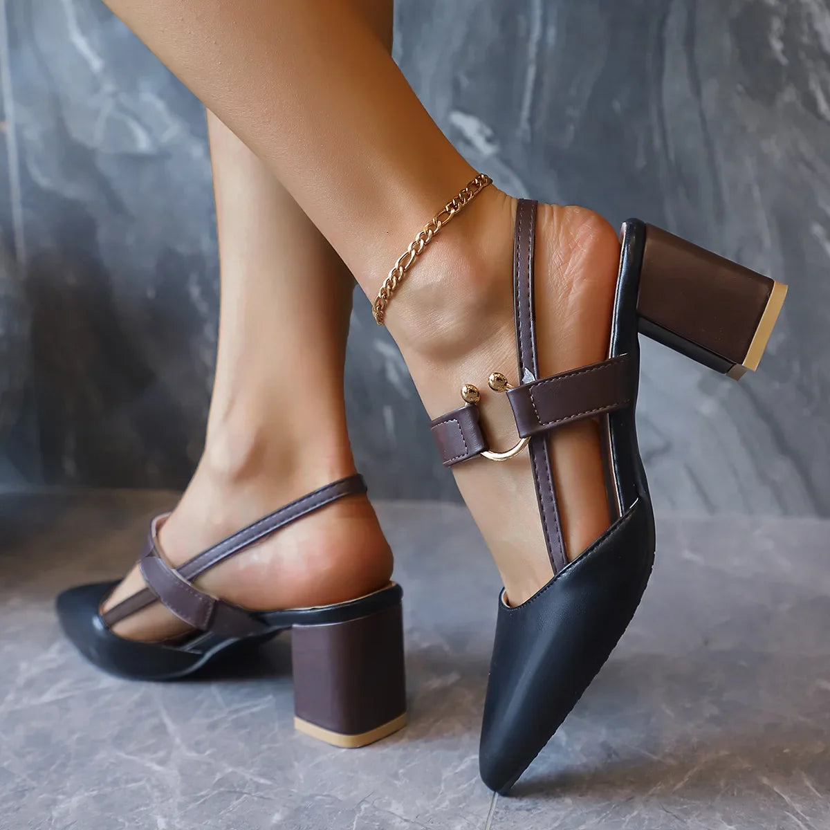 Eclipse Slingback Heel