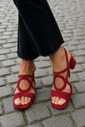 Carmel Low Block Heel Sandals